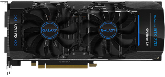 Цена 3D-карты Galaxy GeForce GTX 770 GC 4 GB равна $460