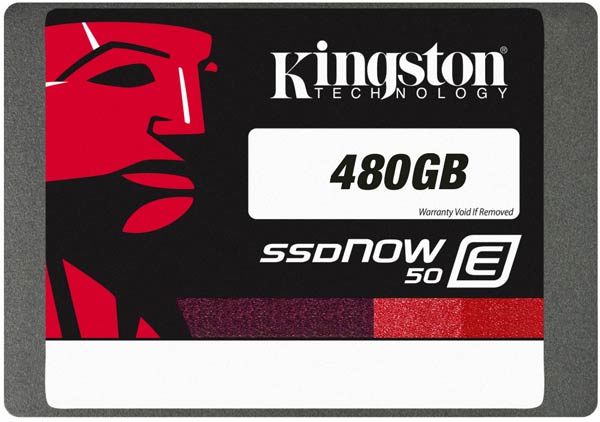 Твердотельные накопители Kingston SSDNow E50 выполнены в типоразмере 2,5 дюйма 