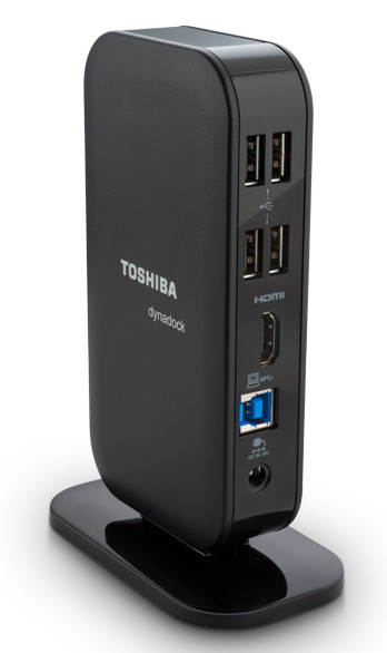 Для подключения монитора стыковочная станция Toshiba dynadock V3.0 имеет выход HDMI