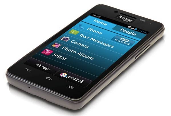 При создании смартфона Jitterbug Touch 2 учтены потребности пожилых людей