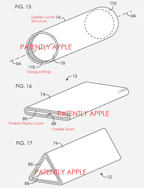 Дисплеи, предложенные Apple, являются полыми и могут иметь любую форму