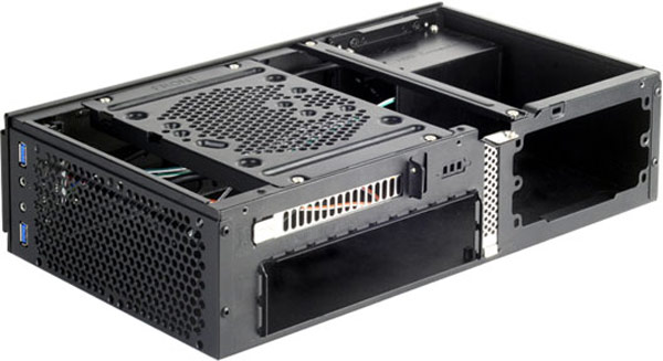 В корпусе SilverStone Milo ML06 помещается плата типоразмера Mini-ITX