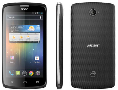 Смартфон Acer Liquid C1 весит 140 г