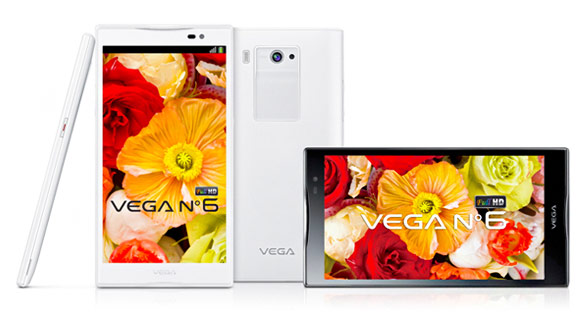 Планшетофон Pantech Vega №6 получил шестидюймовый дисплей Full HD