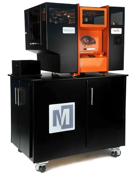 Разрешение принтера Mcor IRIS - 5760 x 1440 x 508 точек на дюйм