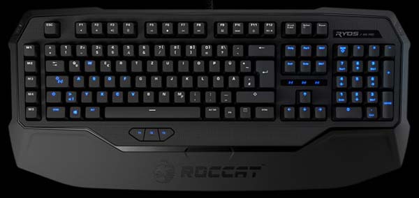 Клавиатура Ryos войдет в экспозицию Roccat на CES 2013