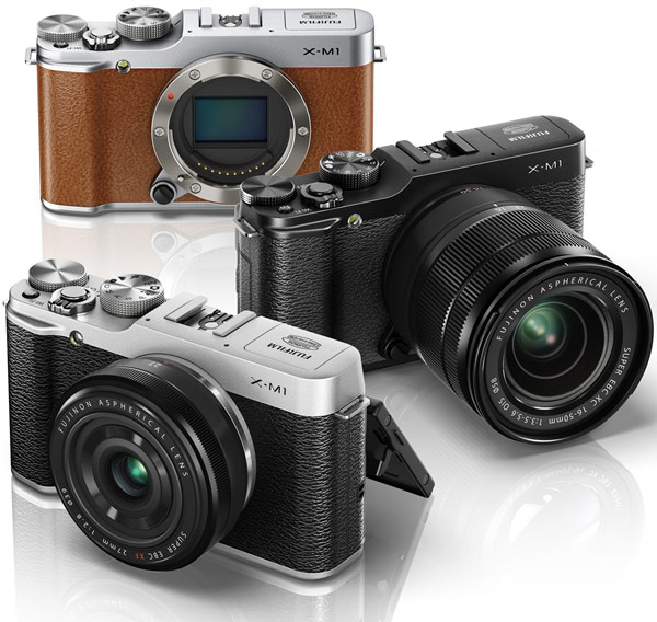 Камера Fujifilm X-M1 формата APS-C рассчитана на сменные объективы X Mount