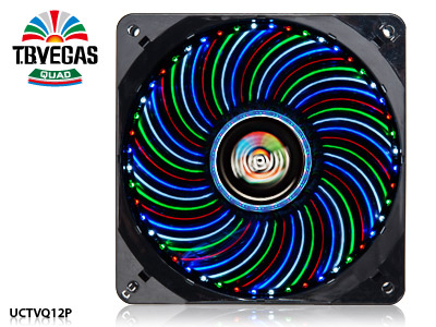 В подсветке вентилятора Enermax T.B.Vegas Quad использовано 48 светодиодов