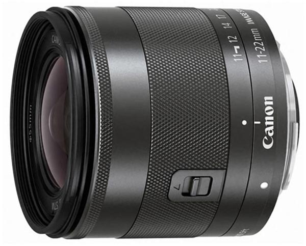 Объектив Canon EF-M 11–22mm f/4–5.6 IS STM оценен в 399 евро