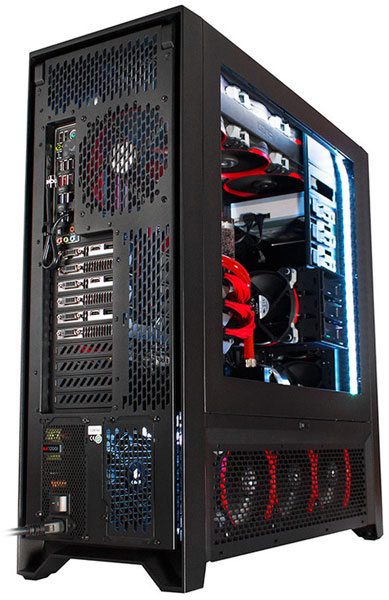 Конфигурация игрового ПК Digital Storm Hailstorm II может включать до трех 3D-карт NVIDIA GeForce GTX Titan