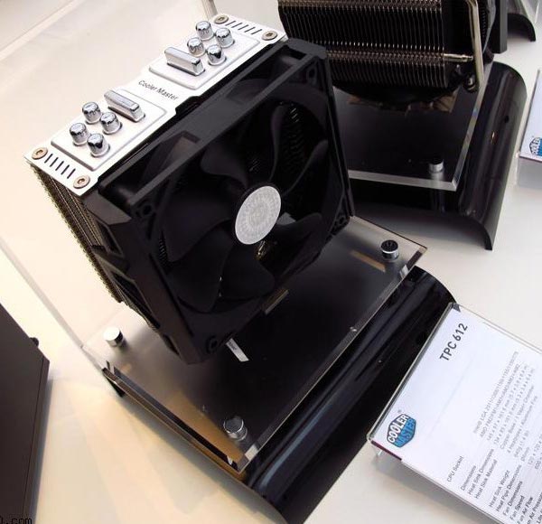 Cooler Master на CeBIT — процессорные кулеры TPC 612 и V8 GTS, вентиляторы JetFlo 120