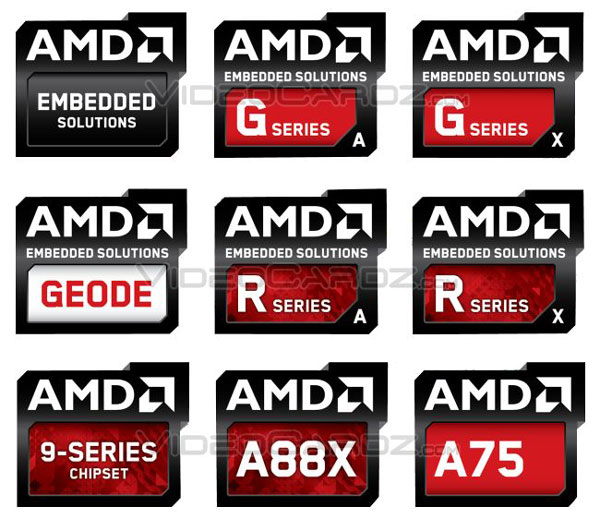 В 2013 году AMD собирается обновить логотипы продукции