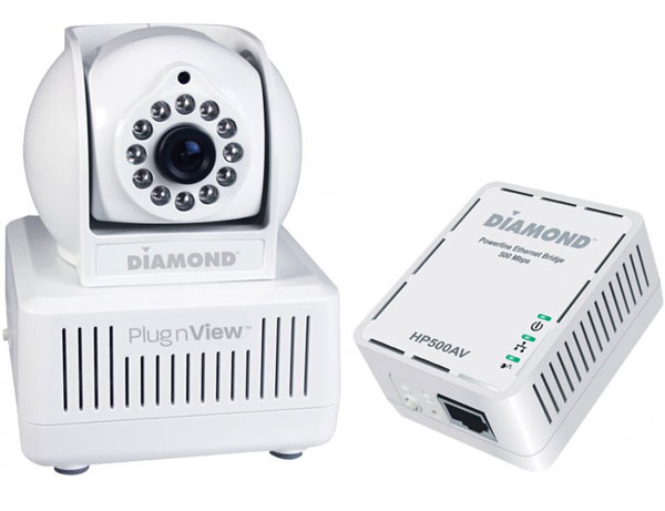 Камера из набора Diamond Multimedia PlugnView оснащена подсветкой
