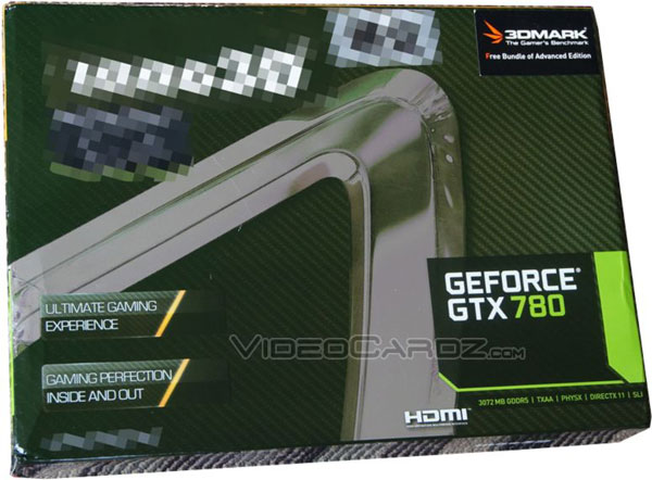 Опубликовано фото упаковки Inno3D GeForce GTX 780, уточнены спецификации