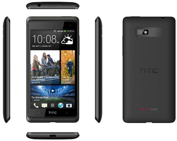Смартфон HTC Desire 600 оснащен экраном размером 4,5 дюйма