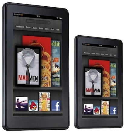 Amazon выпустит Kindle Fire с 10-дюймовым дисплеем
