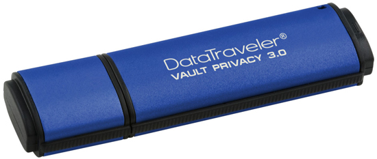 Размеры накопителей Kingston Digital DataTraveler Vault Privacy 3.0  - 78 x 22 x 12 мм