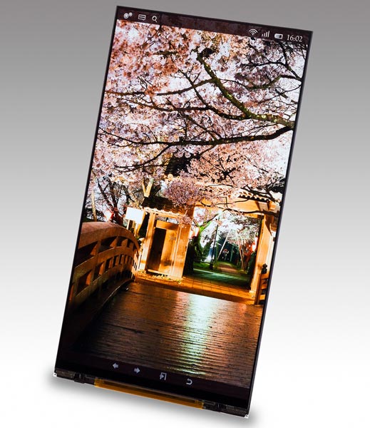 Новинка Japan Display характеризуется размером 5,4 дюйма и разрешением 2560 х 1440 пикселей 