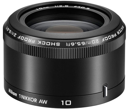 Комплект Nikon 1 AW1 с объективами 1 Nikkor AW 11-27.5mm f/3.5-5.6 и 1 Nikkor AW 10mm f/2.8 стоит $1000