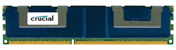 Модули Crucial DDR3L LRDIMM объемом 64 ГБ позволяют удвоить объем памяти сервера