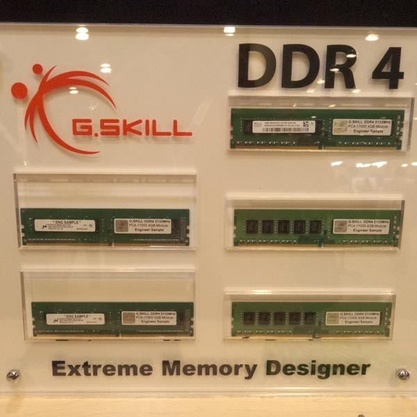 На IDF 2013 широко представлена память типа DDR4, поддерживаемая платформой Broadwell