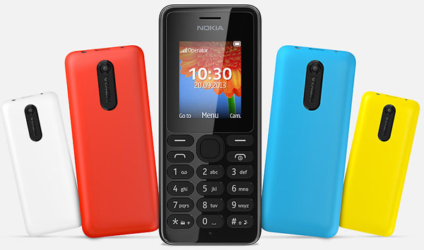 Телефоны Nokia 108 и Nokia 108 Dual SIM рассчитаны на работу в сетях 2G (GSM 900/1800)