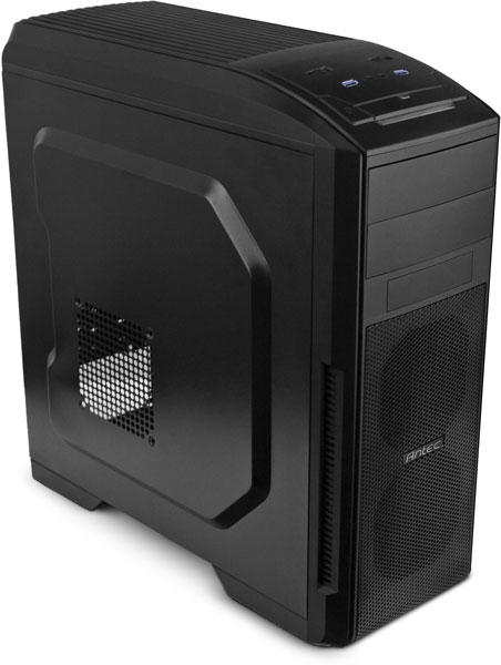 Корпус для ПК Antec GX500 целиком окрашен в черный цвет