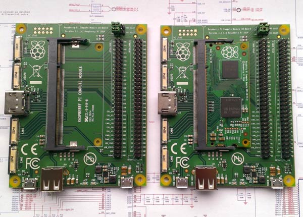 Raspberry Pi Compute Module - известный микрокомпьютер стал еще меньше, приняв форму модуля SO-DIMM