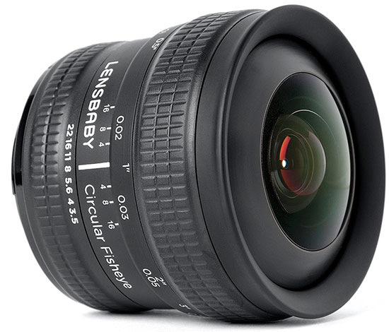Объектив Lensbaby 5.8mm f/3.5 Circular Fisheye в вариантах для камер Canon и Nikon стоит $300
