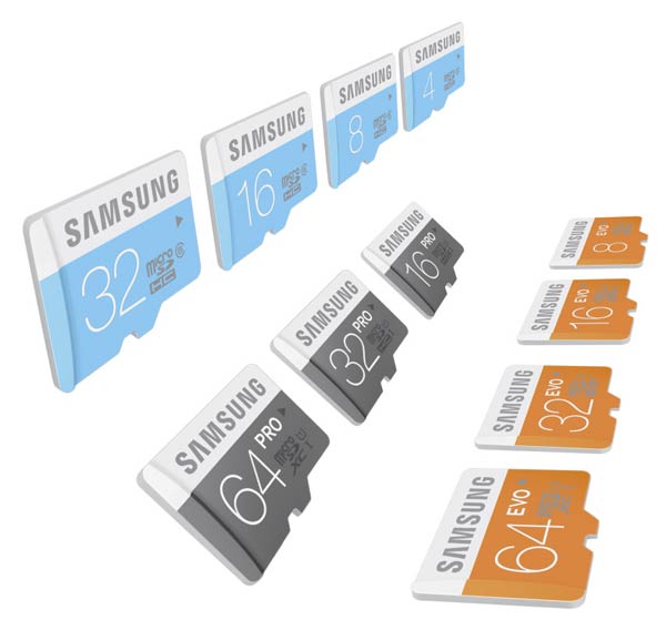 Карточки памяти Samsung серий Pro, Evo и Standard являются водонепроницаемыми 
