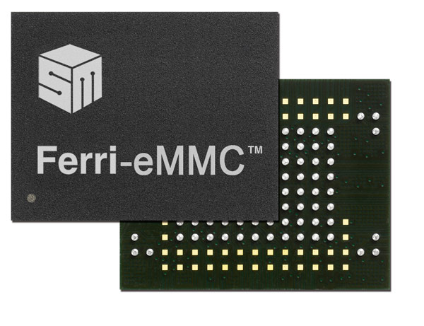 Silicon Motion расширяет ассортимент однокорпусных накопителей Ferri-eMMC, соответствующих спецификации eMMC 4.5
