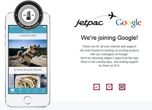 Google покупает компанию Jetpac, специализирующуюся на ПО для анализа графических файлов