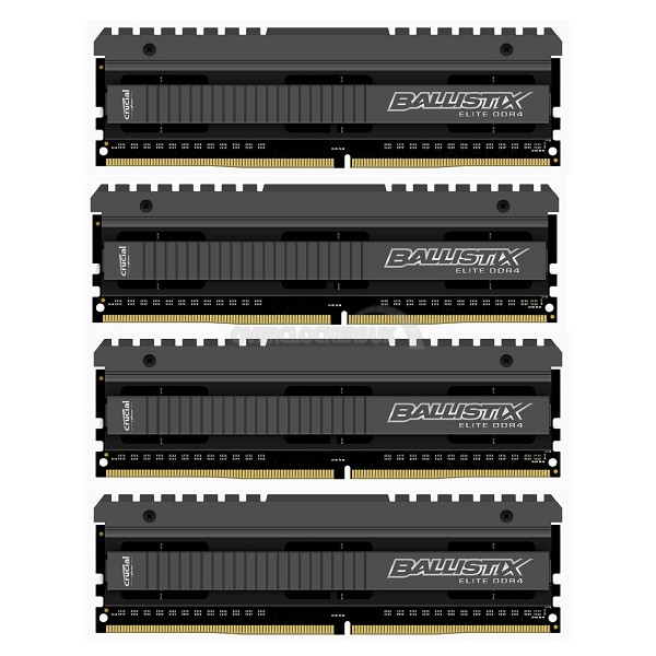 В общей сложности предложено восемь наборов модулей памяти DDR4 Crucial