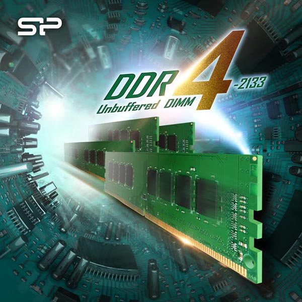 Пропускная способность модулей Silicon Power UDIMM DDR4-2133 достигает 17 ГБ/с