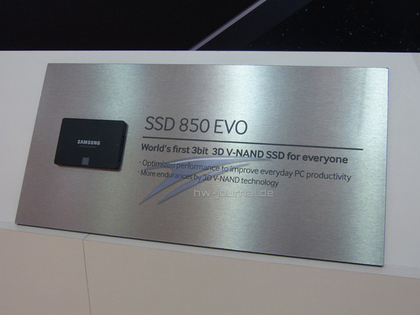 Samsung предложит SSD 850 Evo в пяти вариантах объема памяти