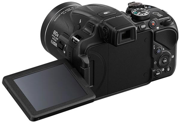 Камера Nikon Coolpix P600 оснащена объективом с 60-кратным зумом