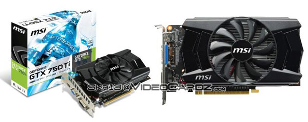 Модель MSI GeForce GTX 750 получит систему охлаждения с одним вентилятором