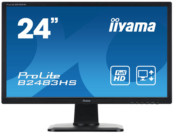 Монитор iiyama B2483HS-1 будет доступен на российском рынке в конце марта