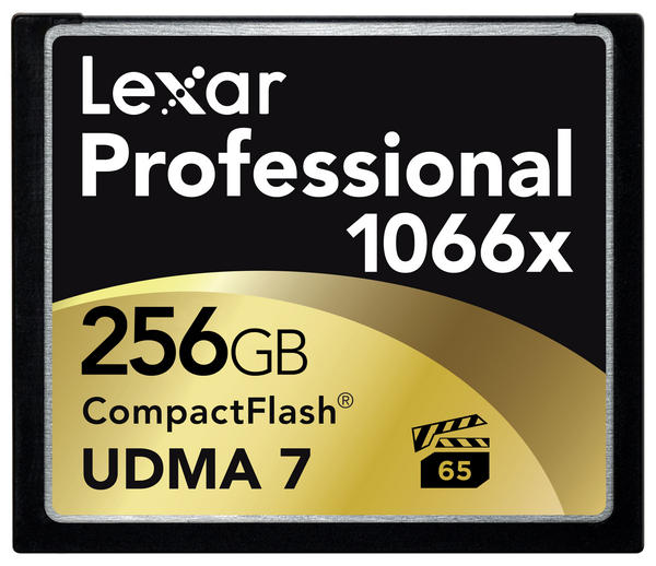 Lexar добавляет в линейку карт памяти Professional 1066x CF модель объемом 256 ГБ, а в линейку Professional 800x CF - модели объемом 256 и 512 ГБ