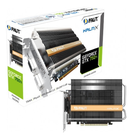 Базовая частота GPU GeForсe GTX 750 Ti KalmX и GTX 750 KalmX равна 1020 МГц, повышенная - 1185 МГц
