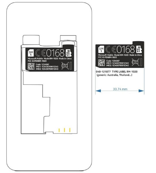 Модель Nokia Lumia 530 получила каталожное обозначение RM-1020