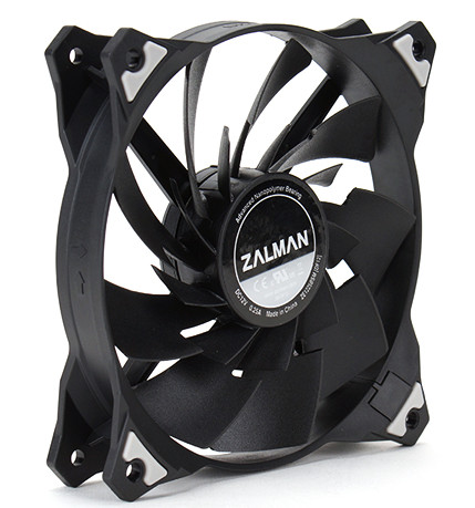 Вентилятор Zalman ZM-DF12 украшает синяя светодиодная подсветка