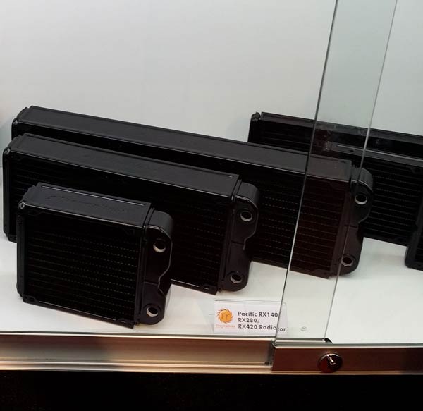Радиаторы Pacific RX140, RX280 и RX420 рассчитаны на установку вентиляторов типоразмера 140 мм