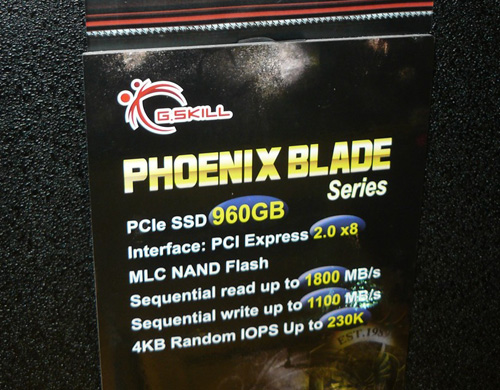 G.Skill Phoenix Blade, спецификации