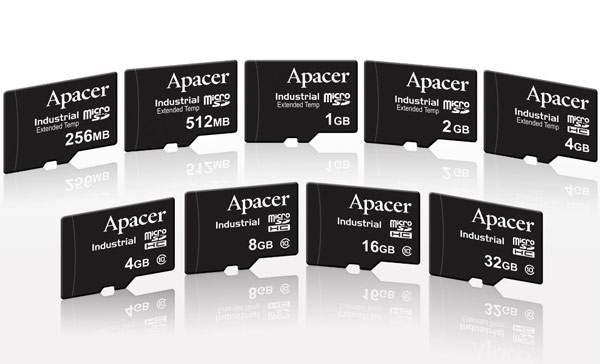 Карточки памяти Apacer рассчитаны на расширенный диапазон рабочих температур - от -40°C до +85°C