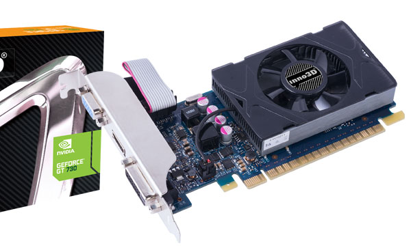 Две из семи 3D-карт Inno3D GeForce GT 730 имеют пассивное охлаждение