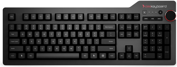 Механическая Клавиатура Das Keyboard 4 оснащена регулятором громкости