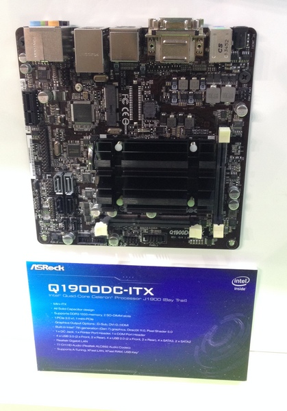 AsRock Q1900M, Q1900-ITX, Q1900DC-ITX и Q1800B-ITX