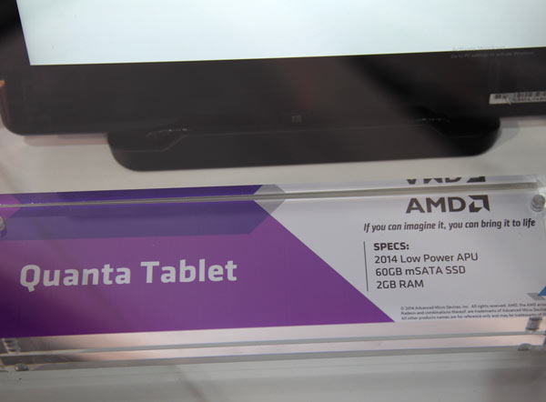 AMD показала на MWC 2014 устройства на мобильных APU нового поколения
