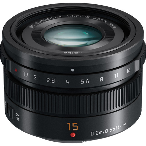 Цена объектива Panasonic Leica DG Summilux 15mm F1.7 ASPH - $599